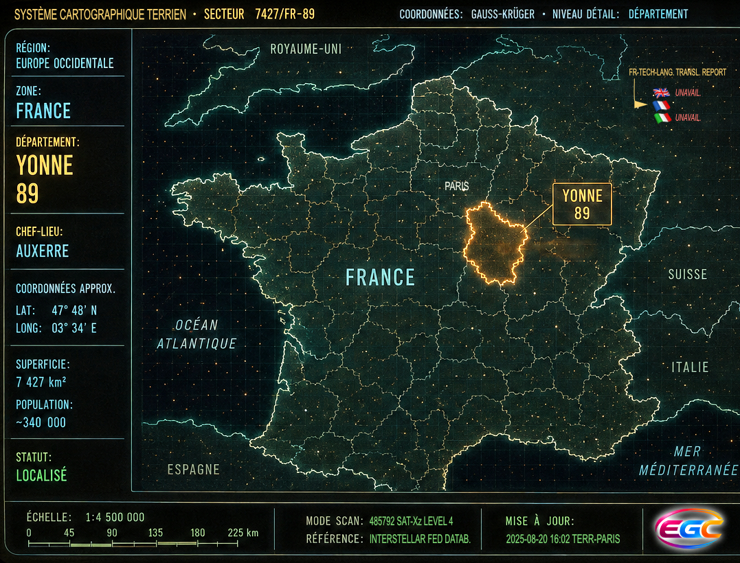 Yonne FR Sector, Earth
